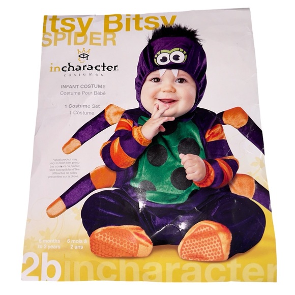 Itsy Bitsy Spider Baby Halloween Costume - Picture 7 of 8